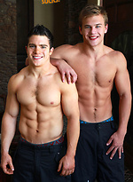 Hot muscle jocks Trent and Vincent strokes dicks by Fratmen Sucks