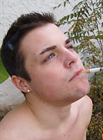 Skater Dustin Smoke And Stroke by Boys Smoking