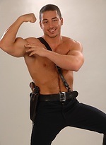 Marc Dylan in uniform by Colt Studio With Marc Dylan