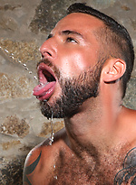 Edji Da Silva Stuffs Jonathan Agassi with Bananas by Lucas Raunch With Jonathan Agassi,Edji Da Silva