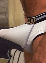 Johnny Parker strokes his dick by Men Over 30