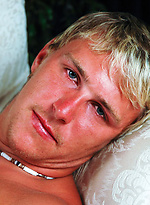 Blond stud jacking off dick by Buzz West