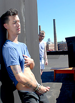 Hungry for cock, JT goes down on Andrew\\\'s spit slick dick! by Dirty Boy Video