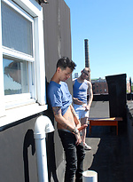 Hungry for cock, JT goes down on Andrew\\\'s spit slick dick! by Dirty Boy Video