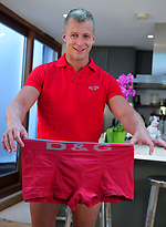 Personal Trainer Alfie, Muscular & Ripped Young Man Shows off his Impressively Sized Uncut Weapon by English Lads