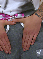 Cheeky Young Personal Trainer Anton Pumps up His Very Hard Uncut Muscle! by English Lads