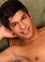 Carmine posing naked in a bedroom by ChaosMen