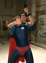 Super Heroes Series - The Moral Keeper with the giant cock gets edged. by Men On Edge