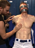 Straight jock gets tied up against his will and edged until he begs for mercy. by Men On Edge