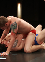 Two studs going at it, a prelim for the tag team match. by Naked Kombat