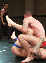 Two big boys are fighting it out for sexual domination! by Naked Kombat