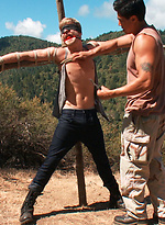 Logan Stevens is captured and edged. by Men On Edge