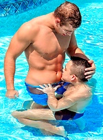 A poolside fuck. Starring Alec Leduc, Keylan O\\\'Connor by Men of Montreal