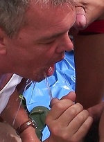 White European guy gives blow jobs to three sexy Asian lads at the park. by 80gays