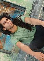 Long Haired Ebony Thin Guy With Black Dreads Beats Off by Alternadudes