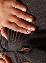 Long Haired Ebony Thin Guy With Black Dreads Beats Off by Alternadudes