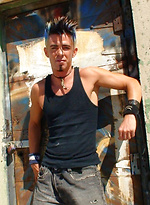 Thin Punk With Mohawk Works His Cock & Balls by Alternadudes