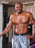 Bald ebony muscle man Diesel Washington by Suite703 With Diesel Washington