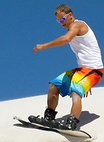 Colin Hewitt and Luke Hamill - Adventure Series - Sandboarding by BelAmi Online