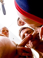 Hot trio Landon Conrad, Luca Rosso and Liam Rosso fucking by Falcon Studios With Landon Conrad