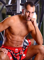 Rogerio Matteo in a gym by Colt Studio With Rogerio Matteo