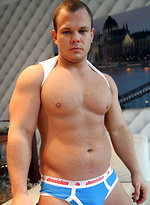 Hung Muscle Cub - Dennis Conerman stripped down for Ben by Bentley Race