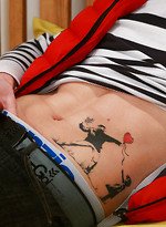 Nicely Tattooed Russell has Everything in Proportion Except An Over Hard Uncut Erection! by English Lads