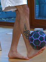 Straight Footballer Ronaldo - Justin's the 1st Guy to suck his Cock & then Kiss! by English Lads