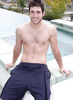Brunette hottie Gavin strokes dick by SeanCody
