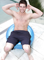 Brunette hottie Gavin strokes dick by SeanCody
