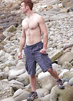 Red stud Blaine strokes his cock by SeanCody