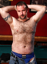 Hairy bear Mark Bishop naked by Pantheon Bear With Mark Bishop