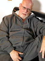 Bald daddy Kurt Shaw strokes dick by Pantheon Bear With Kurt Shaw