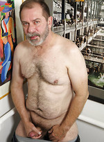 Old man Rick Wade jacking off by Pantheon Bear