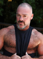 Bronson Gates shows his muscle hairy body by Pantheon Bear With Bronson Gates