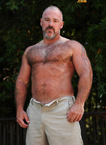 Bronson Gates shows his muscle hairy body by Pantheon Bear With Bronson Gates