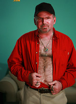 David Kavo strokes his small cock by Pantheon Bear