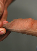 Hairy mature man Manu Maltes shows his uncut cock by Pantheon Bear