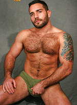 Hairy muscle man Edu Boxer by Pantheon Bear With Edu Boxer