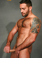 Hairy muscle man Edu Boxer by Pantheon Bear With Edu Boxer