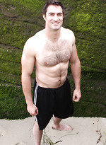 Muscle hairy hunk Keane strokes dick by SeanCody
