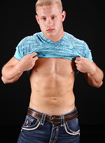 Hot stud Lars strokes dick by ChaosMen