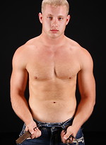 Hot stud Lars strokes dick by ChaosMen