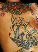 Goth Fucks and Frots Inked Dude by Alternadudes