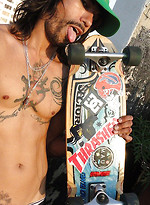 Inked Skater naked by Alternadudes