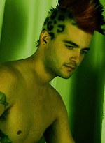 Punk With Mohawk and Tats Rubs in the Tub by Alternadudes