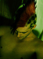 Punk With Mohawk and Tats Rubs in the Tub by Alternadudes