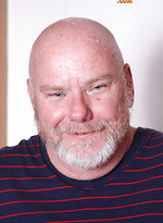 Bald daddy bear Sterling Steel shows his small cock by Pantheon Bear
