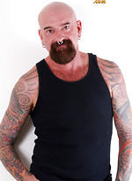 Bald hairy bear Tex Madux naked by Pantheon Bear With Tex Madux