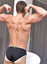Hot young athlete Gregory shows his muscle body and strokes by SeanCody